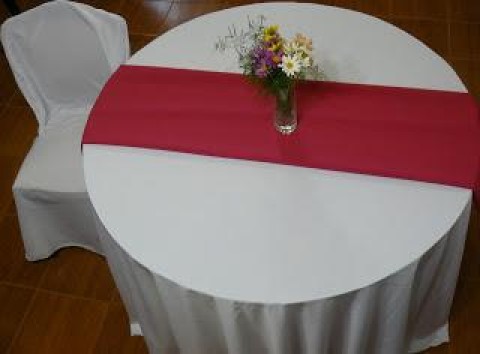 precio de caminos de mesa para eventos y salones de fiestas en tela tropical mecanico antimancha