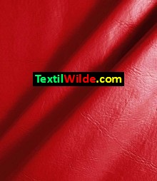 tela cuero ecologico color rojo colorado textilwilde.com